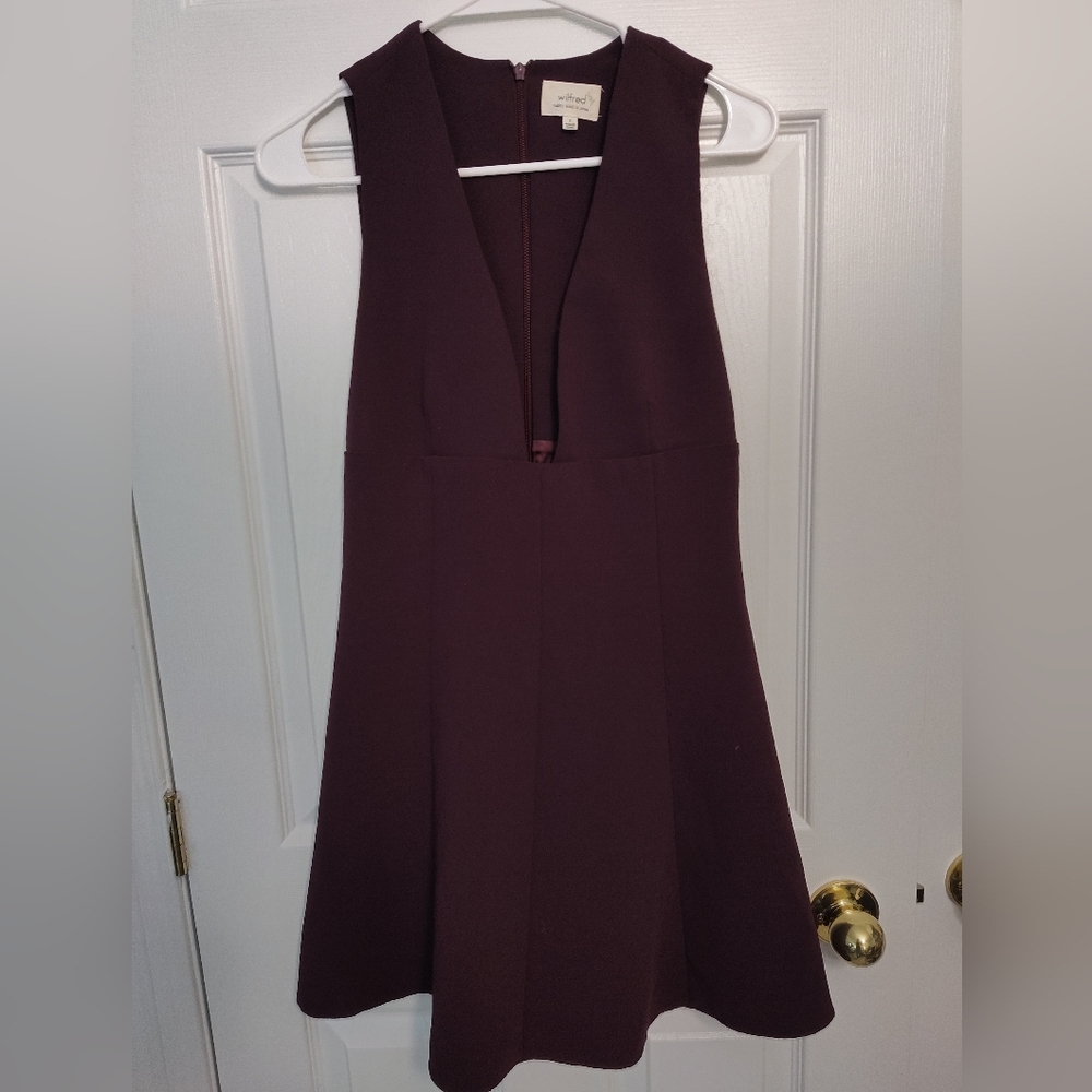 Wilfred Burgundy Montbrun Dress